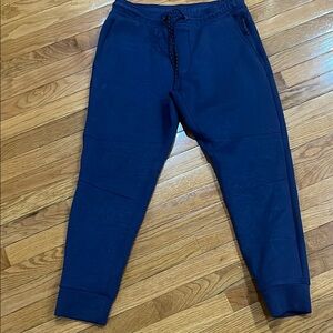 American Eagle Outfitters Blue Sweatpants with Elastic Cuffs